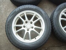 ◎H532 205/60R16 BS製アルミホイール 5穴 NANKANG AW-1 スタッドレス 2021年52週 バリ溝 16×6.5J+54 ノアヴォクシーステップワゴン富山市_画像2