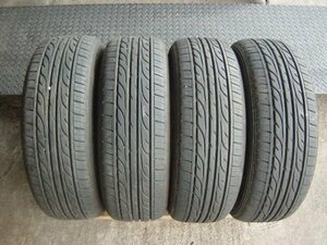 ◎T537 205/60R16 4本 2021年製 バリ溝 ダンロップ EC202 中古タイヤ エナセーブ 21年製★富山市★