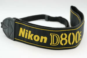 L1146　Nikon　D800E　純正　カメラストラップ　美品　一眼レフ用　ワイドストラップ