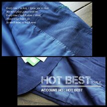 新発売◆国内未販売 SHAN 紳士 メンズ テーラード ジャケット ブレザー 2ボタン 春夏 スプリング【XL】3470_画像4