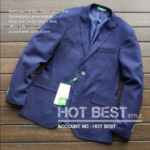 新発売◆国内未販売 SHAN 紳士 メンズ テーラード ジャケット ブレザー 2ボタン 春夏 スプリング【2XL】3470