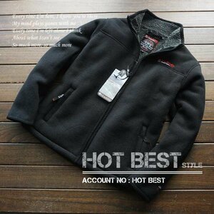  highest grade domestic not yet sale premium XLAND reverse side boa gorgeous embroidery protection against cold designer's fleece jacket blouson outer autumn winter /2979 inscription XL