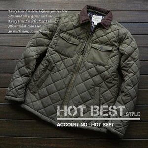  new product *EU departure WEATHER autumn winter men's military quilt light cotton inside jacket gentleman outer blouson light weight / inscription XXL-XXXL degree /2831