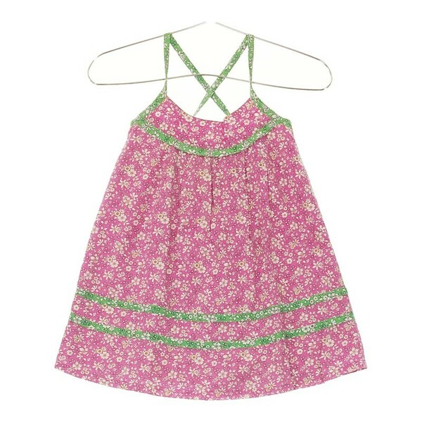 【11772】美品 LIBERTY FOR TARGET トップス XSサイズ ピンク 良品 ターゲット キャミソール ワンピース キャミワンピース 花柄 子供服