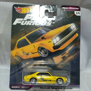 ホットウィール　HotWHeels 　FAST&FURIOUS ワイルドスピード　NISSAN　SKYLINE　C210