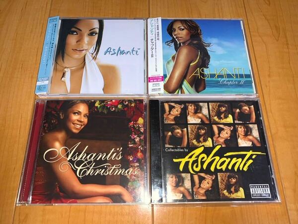 【即決送料込み】Ashanti アルバム4枚セット / アシャンティ / Chapter Ⅱ / Ashanti's Christmas / Collectables By Ashanti 輸入盤CD