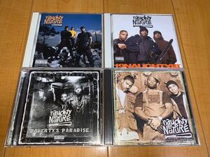 【国内盤CD】Naughty By Nature アルバム4枚セット / ノーティ・バイ・ネイチャー / 19 Naughty Ⅲ / Poverty's Paradise / Nature's Fury