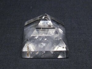 銀座東道◆超レア極品天然AAAヒマラヤ水晶ピラミッド[T600-2373]