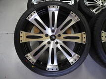 1台限定品 鍛造 FORGED ワンオフ デモカー装着 クエルボ8 20inch 8.5J 5H114.3+35 輸入タイヤ 245/35R20 アルファード ヴェルファイア_画像3