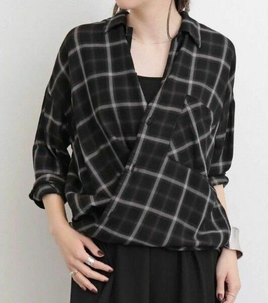 【REMI RELIEF/レミ レリーフ】CHECK 2 WAY SHIRT