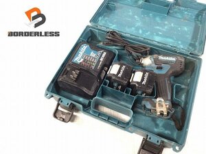 【送料無料☆訳アリジャンク品】makita マキタ 10.8V 充電式インパクトドライバー TD111DSMX バッテリー2個(10.8V4.0Ah) 充電器 84075