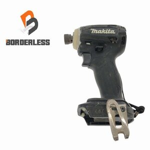 【送料無料☆彡ジャンク品】makita マキタ 18V 充電式インパクトドライバー TD172D 黒 本体のみ ※先端問題あり、動作品 89426