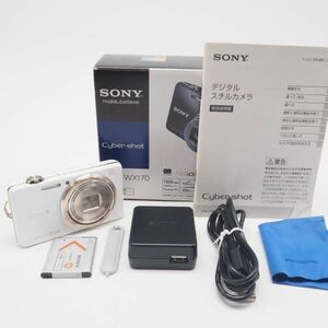 ■並品■ SONY ソニー Cyber-shot DSC-WX170 ホワイト 元箱・説明書付き