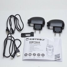 美品 KIDYWOLF KIDYTALK 無線 ブルー レッド 16チャンネル 子供用 トーク_画像8