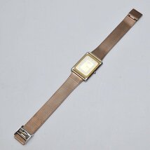 セット販売 動作品 SEIKO CREDOR クォーツ 14Kベゼル 6730-5100 レディース 6730-5090 メンズ 腕時計 セイコー クレドール_画像9
