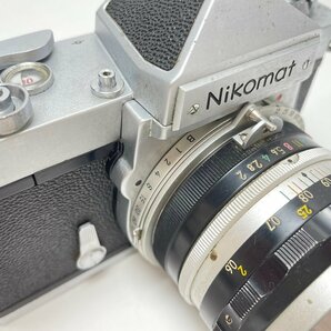 ジャンク品 Nikon Nikomat FT 一眼レフカメラ レンズ付き50mm F2 レトロ ニコン ニコマートの画像5