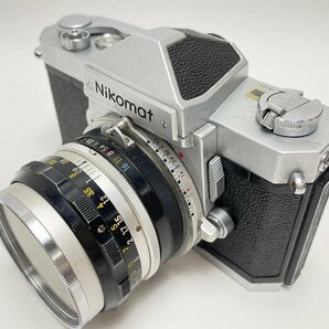 ジャンク品 Nikon Nikomat FT 一眼レフカメラ レンズ付き50mm F2 レトロ ニコン ニコマートの画像4