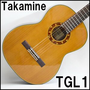 Takamine クラシックギター TGL1 全長約99cm 弦高6弦約4.5mm 1弦約3.5mm フレット数19 ハードケース付属 タカミネ