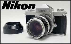 ジャンク品 Nikon Nikomat FT 一眼レフカメラ レンズ付き50mm F2 レトロ ニコン ニコマート