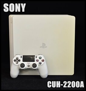 SONY PlayStation4 CUH-2200A 500GB ホワイト ワイヤレスコントローラー HDMIケーブル 電源コード付属 ソニー PS4