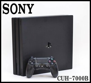 SONY PlayStation4 Pro CUH-7200B ジェットブラック 1TB コントローラー HDMIケーブル 電源コード付属 ソニー PS4