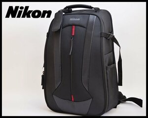 良品 Nikon ニコン カメラバッグ カメラリュック ブラック リミテッドエディション 大容量 黒色