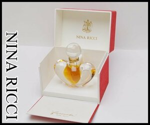  unused storage goods NINA RICCI perfume farouchefa Roo shulalik crystal glass Heart box attaching Nina Ricci 