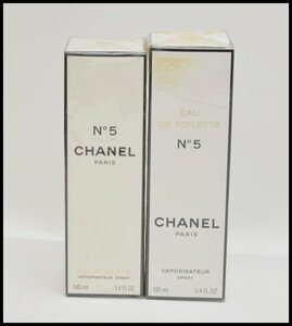 新品未開封品 2点セット シャネル No5 オードトワレ 100ml スプレー CHANEL