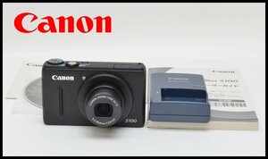 良品 Canon PowerShot S100 デジカメ PC1675 ブラック キャノン パワーショット デジタルカメラ