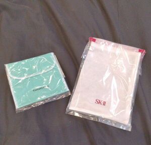 ☆2種セット！①TIFFANY 小袋 ②SK-II 小袋 未使用品 自宅保管品！