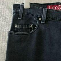 90s Levi's silver tab ブラックデニム loose 後染_画像3
