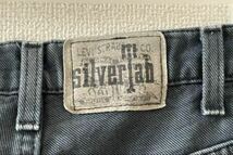 90s Levi's silver tab ブラックデニム loose 後染_画像8