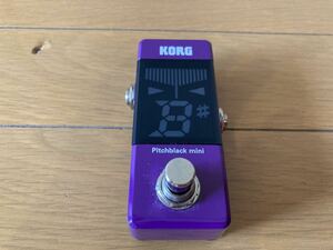 KORG コルグ Pitchblack mini PU パープル チューナー