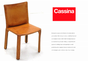 ★r6mn102A★展示品★カッシーナ★cassina★名作★モダン★412cab★キャブチェア★ナチュラル★ヌメ革★デザイナーズ★イス★椅子★