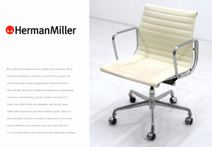 *r6mn216* прекрасный товар * Herman Miller * Eames * алюминий m стул * общий натуральная кожа * кожа * литейщик стул * современный * шедевр * рабочий стул *