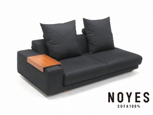 2D* exhibition goods *NOYES*noies* modern * Decibel Professional *3 seater . sofa * walnut * Northern Europe * modern * feathers inspection litsu well 