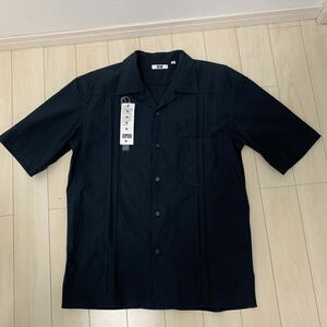 UNIQLO特別コレクションUNIQLO U キューバシャツ半袖　08 dark gray M