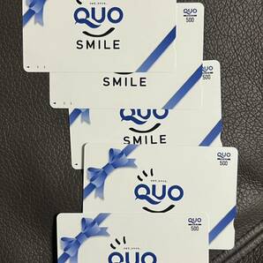 未使用クオカード2,500円（500円×5枚）QUOカード 送料無料の画像1