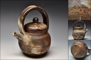  era Bizen kiln change small teapot green tea 831