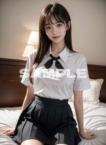 625 一点物 AI美女 美少女 制服 かわいい セクシー アート コスプレ グラビア 巨乳 美乳 匿名配送 高画質 A4ポスター光沢紙