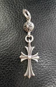 クロムハーツ silver925 1ボールタイニークロスペンダントトップ ネックレス シルバー925 Chrome Hearts