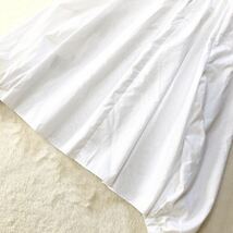 Demi-Luxe BEAMS デミルクス ビームス コットン ギャザー プルオーバー ブラウス シャツ 日本製 ホワイト 白 36 ゆったり S _画像6