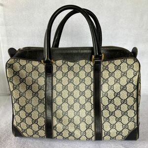 GUCCI グッチ ボストンバッグ GG柄 M