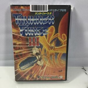  Mega Drive soft Thunder force 3 THUNDER FORCEⅢ present condition goods 