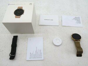 現状品●スマートウォッチ　HUAWEI　WATCH　GT 2　DAN-B19　42ｍｍ　S/N:7KRBB20228100278●638A