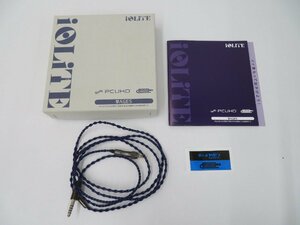 ジャンク●iOLiTE　ヘッドフォンケーブル　3.5ｍｍ 4極+4.4ｍｍ 5極　※タバコ臭あり●640A