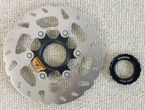  new car removing! unused goods!! Shimano 140mm disk rotor SM-RT70-SS