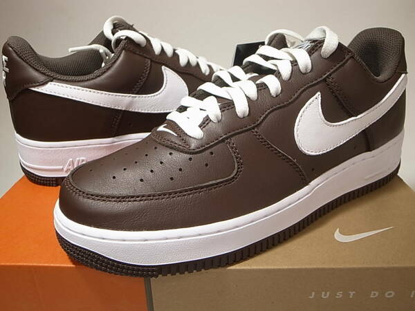 【送料無料 即決】NIKE AIR FORCE 1 LOW RETRO QS COLOR OF THE MONTH CHOCOLATE新品28.5cm US10.5チョコレートブラウンFD7039-200天然皮革