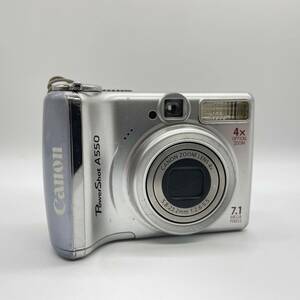 【動作確認済み】Canon PowerShot A550　コンデジ　デジカメ　デジタルカメラ　シャッター&フラッシュ動作OK