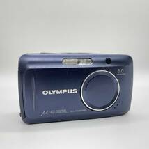 【動作確認済み】OLYMPUS μ-40 DIGITAL　BLUE　コンデジ　デジカメ　デジタルカメラ　シャッター&フラッシュ動作OK_画像4
